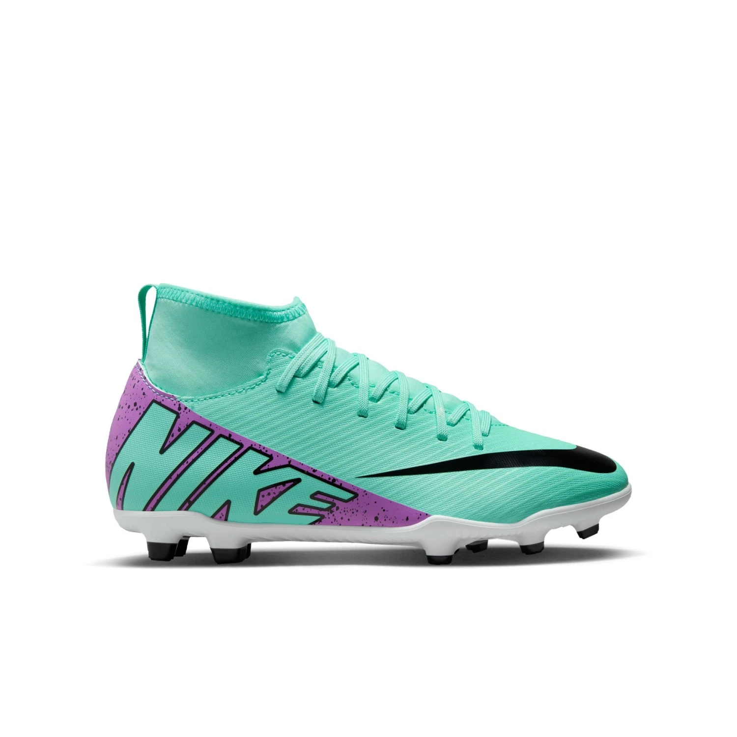 Nike Mercurial Superfly 9 Club FG/MG Jr (Teal/Purple) 6 Nike Mercurial Superfly 9 Club FG/MG Jr (Teal/Purple) - Image 4
