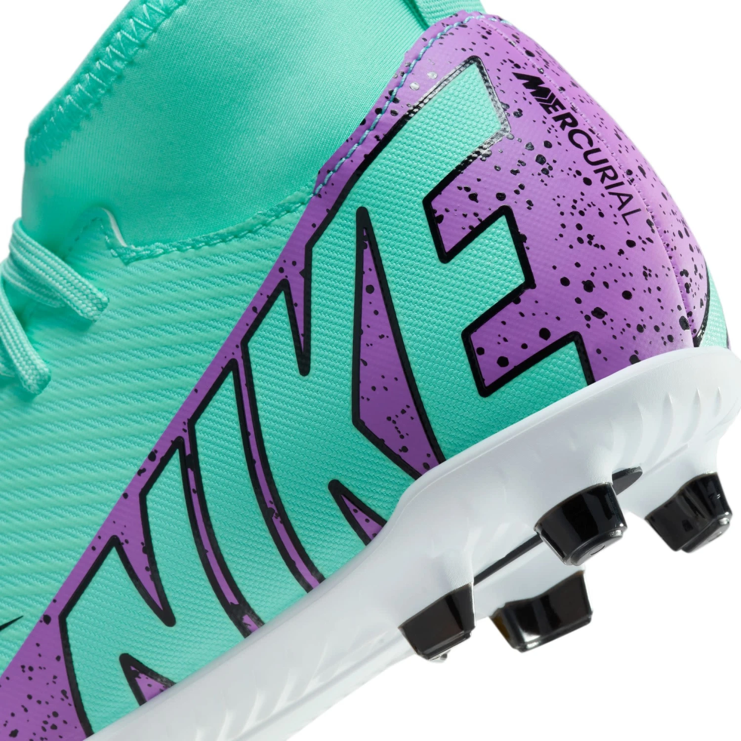 Nike Mercurial Superfly 9 Club FG/MG Jr (Teal/Purple) 11 Nike Mercurial Superfly 9 Club FG/MG Jr (Teal/Purple) - Image 9