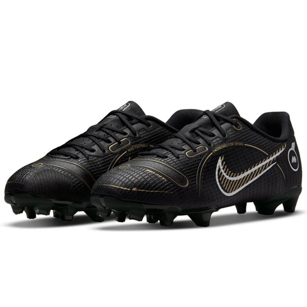Nike Mercurial Vapor 14 Academy FG/MG Jr (Black/Gold) 3 Nike Mercurial Vapor 14 Academy FG/MG Jr (Black/Gold)