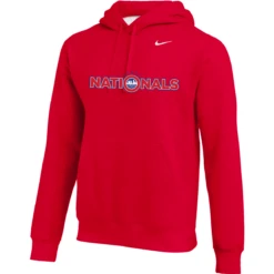 Nike Nationals Club Fleece Hoodie (Red)
