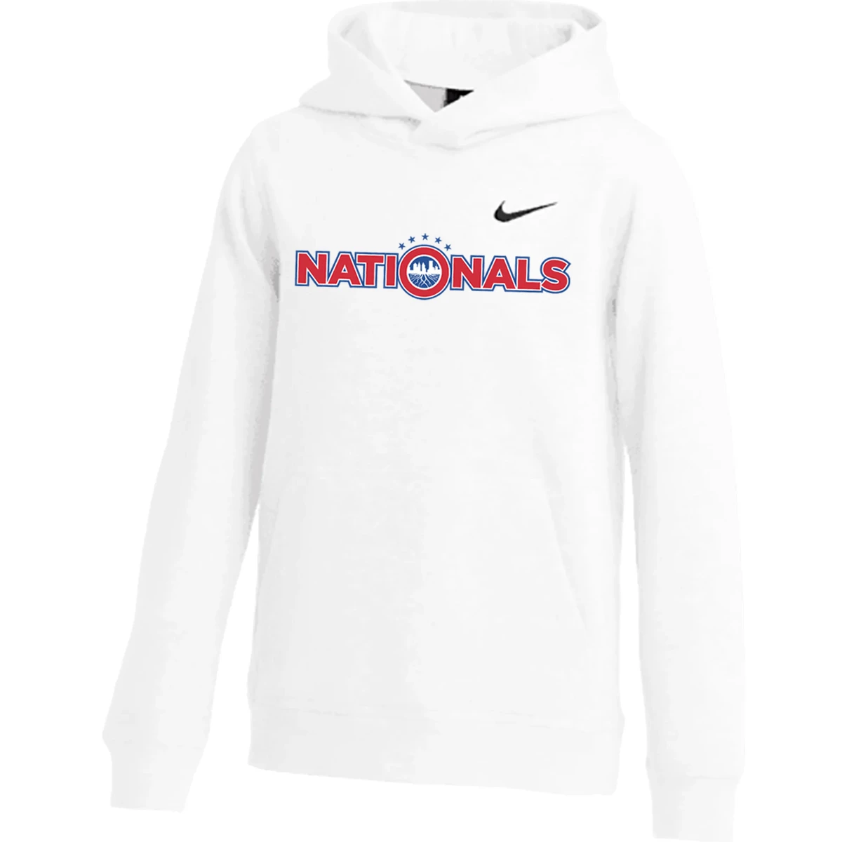 Nike Nationals Club Fleece Hoodie (White) 3 Nike Nationals Club Fleece Hoodie (White)