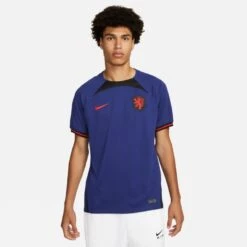 Nike Netherlands 2022 Away Jersey (Blue) -Sports-Football Apparel nike netherlands 2022 away jersey blue 2