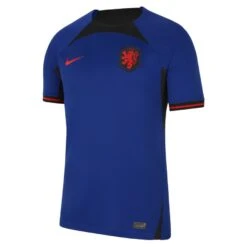Sports-Football Apparel 8 Nike Netherlands 2022 Away Jersey (Blue)