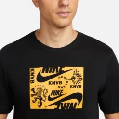 Nike Netherlands 2022 Graphic Tee (Black) -Sports-Football Apparel nike netherlands 2022 graphic tee black 3