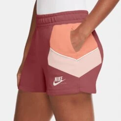 Nike Nsw Heritage Shorts Women (Canyon Rust) -Sports-Football Apparel nike nsw heritage shorts women canyon rust 2