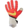 Nike Phantom Elite Goalkeeper Glove (Crimson/White/Volt) -Sports-Football Apparel nike phantom elite goalkeeper glove crimson white