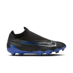 Nike Phantom GX Academy DF FG/MG (Black/Blue) -Sports-Football Apparel nike phantom gx academy df fg mg black blue 3