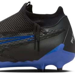 Nike Phantom GX Academy DF FG/MG (Black/Blue) -Sports-Football Apparel nike phantom gx academy df fg mg black blue 8