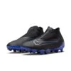 Nike Phantom GX Pro DF FG (Black/Blue) -Sports-Football Apparel nike phantom gx pro df fg black blue