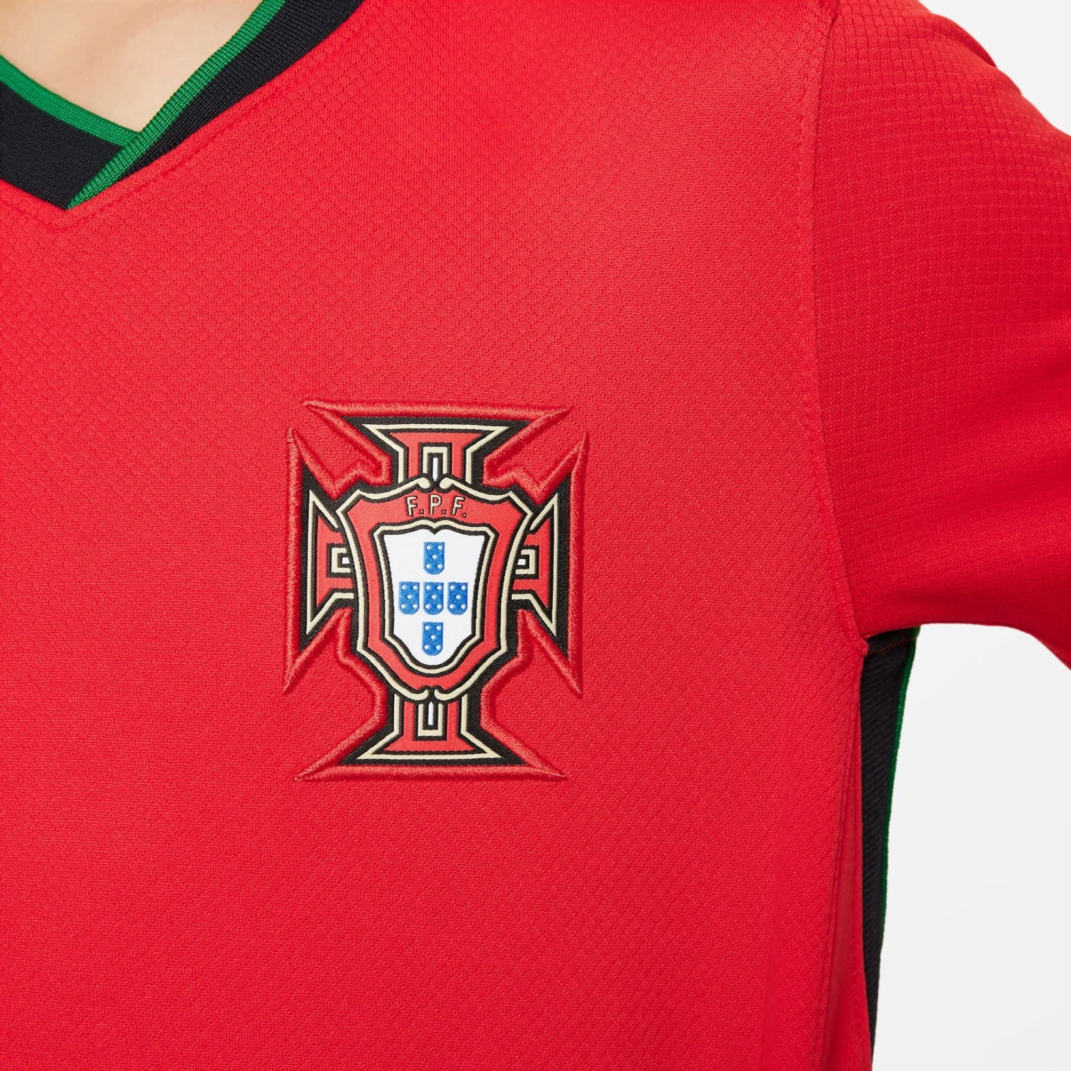 Nike Portugal 2024 Home Jersey Youth (Red) 10 Nike Portugal 2024 Home Jersey Youth (Red) - Image 8