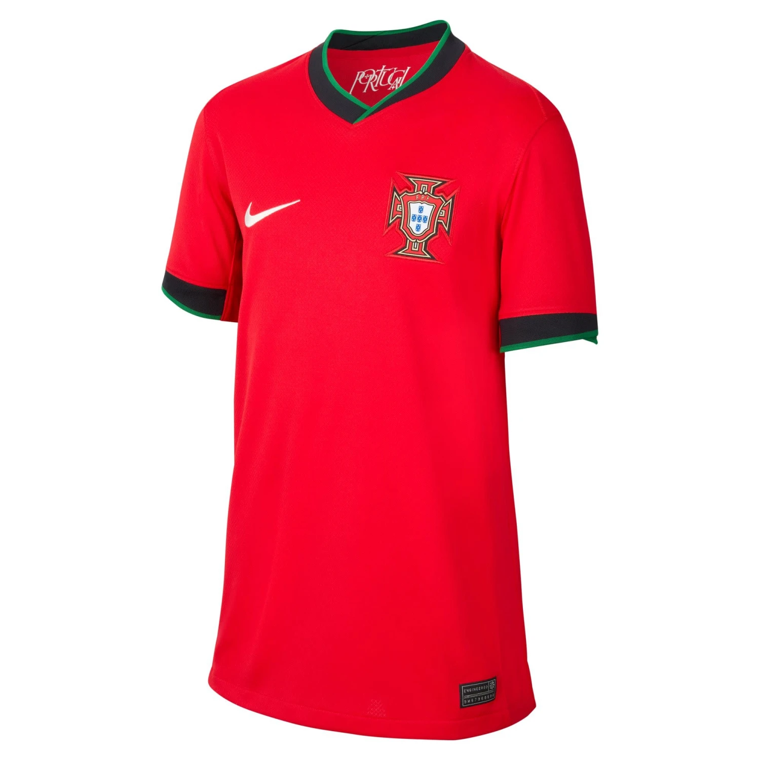 Nike Portugal 2024 Home Jersey Youth (Red) 3 Nike Portugal 2024 Home Jersey Youth (Red)
