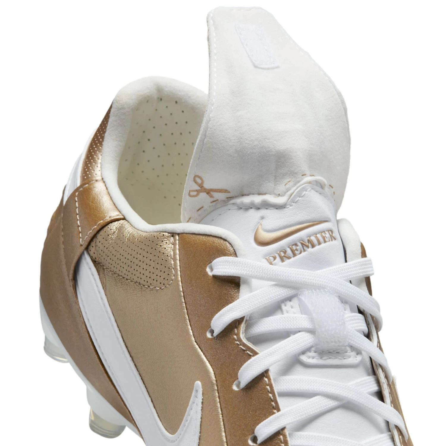 Nike Premier 3 FG (Gold/White) 10 Nike Premier 3 FG (Gold/White) - Image 8