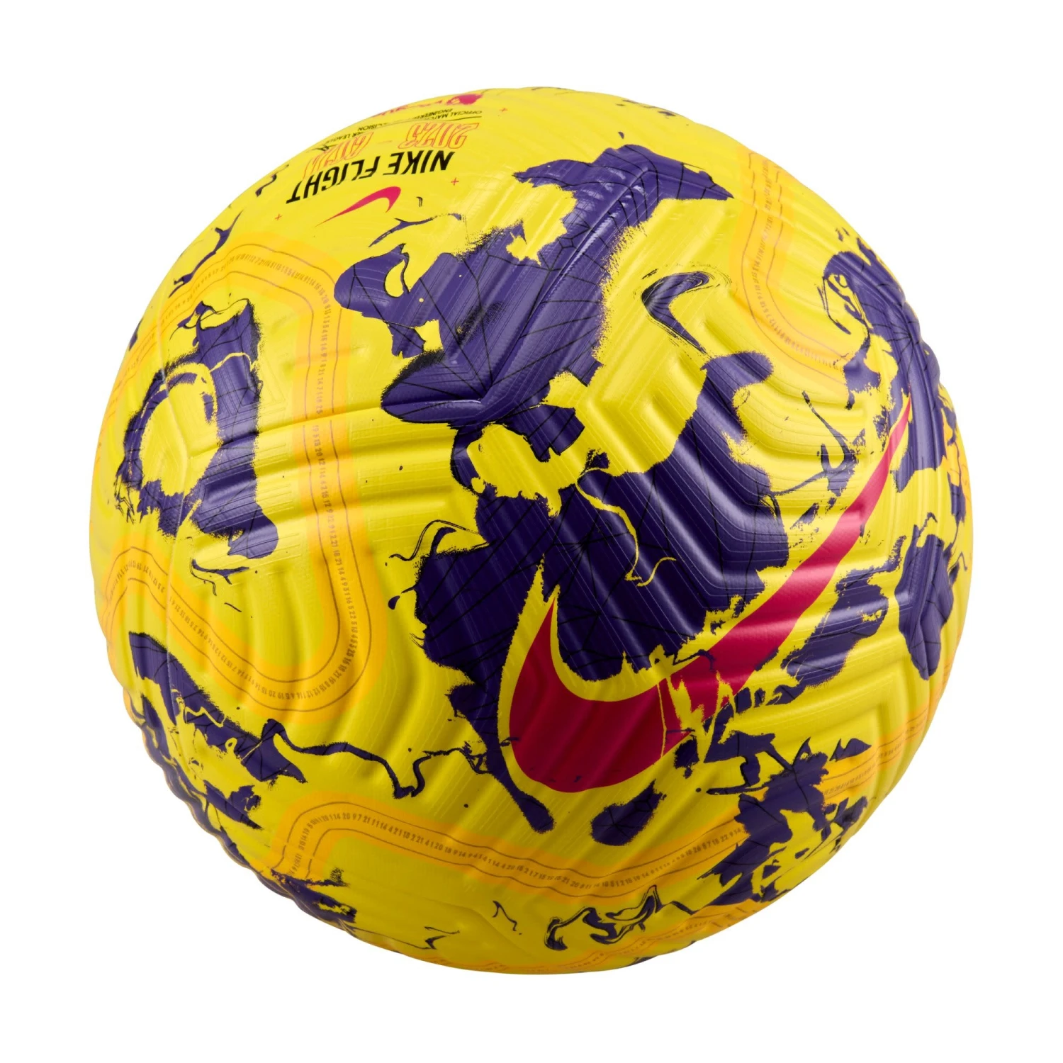 Nike Premier League Flight Ball 23/24 (Yellow/Purple) 4 Nike Premier League Flight Ball 23/24 (Yellow/Purple) - Image 2