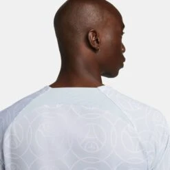 Nike PSG 22/23 Prematch Jersey (White/Gray) -Sports-Football Apparel nike psg 22 23 prematch jersey white gray 5