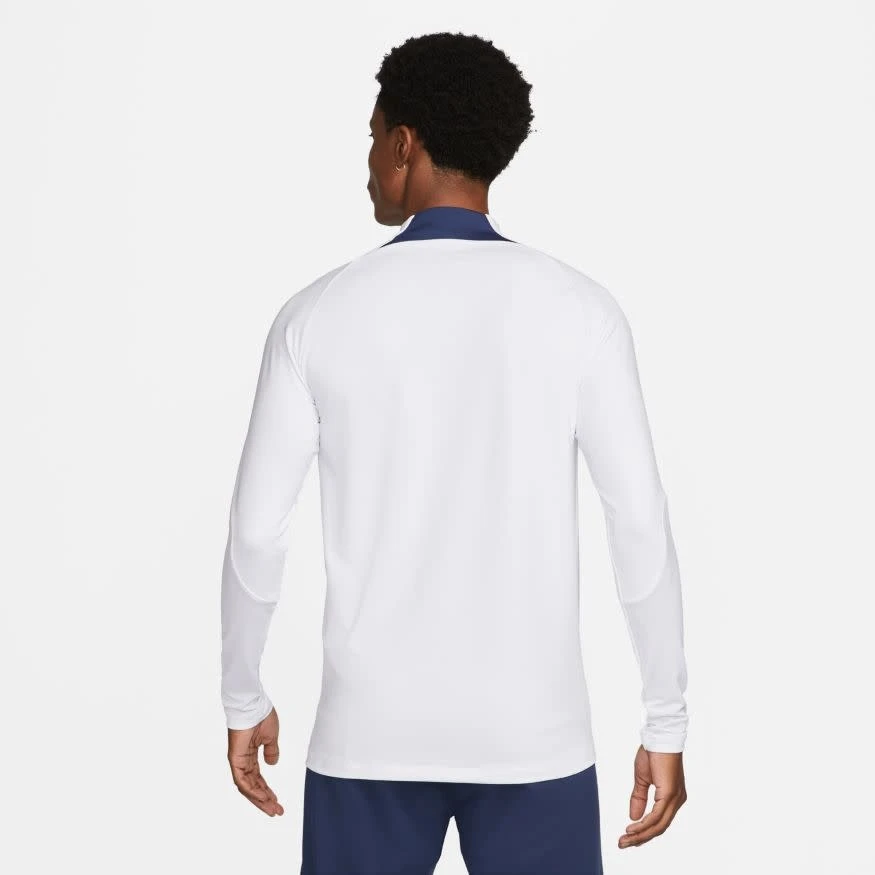Nike PSG 22/23 Strike Drill Top 1/4 Zip (White/Navy) 4 Nike PSG 22/23 Strike Drill Top 1/4 Zip (White/Navy) - Image 2