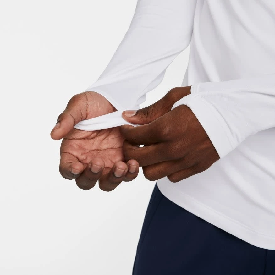 Nike PSG 22/23 Strike Drill Top 1/4 Zip (White/Navy) 6 Nike PSG 22/23 Strike Drill Top 1/4 Zip (White/Navy) - Image 4