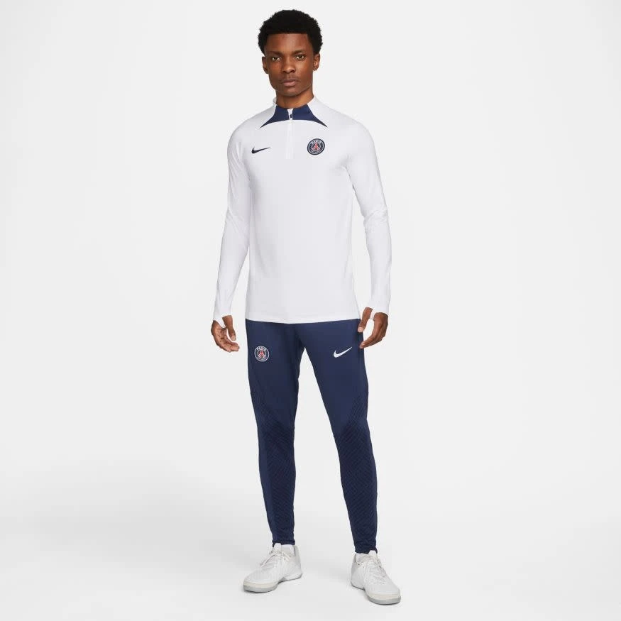Nike PSG 22/23 Strike Drill Top 1/4 Zip (White/Navy) 12 Nike PSG 22/23 Strike Drill Top 1/4 Zip (White/Navy) - Image 10