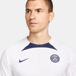 Nike PSG 22/23 Strike Training Jersey (White/Navy) 11 Nike PSG 22/23 Strike Training Jersey (White/Navy) -Sports-Football Apparel nike psg 22 23 strike training jersey white navy 2
