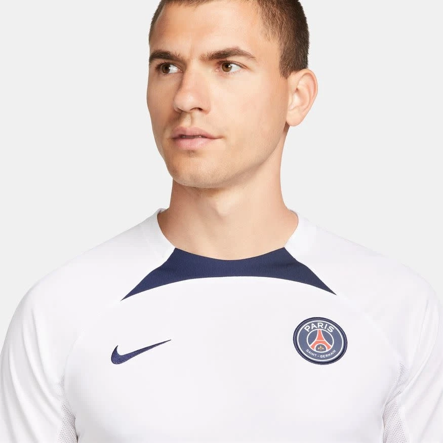 Nike PSG 22/23 Strike Training Jersey (White/Navy) 5 Nike PSG 22/23 Strike Training Jersey (White/Navy) - Image 3