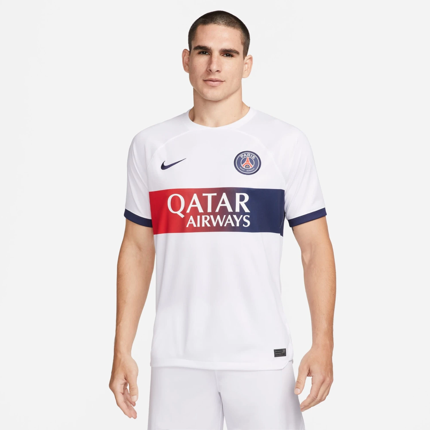 Nike PSG 23/24 Away Jersey (White) 5 Nike PSG 23/24 Away Jersey (White) - Image 3