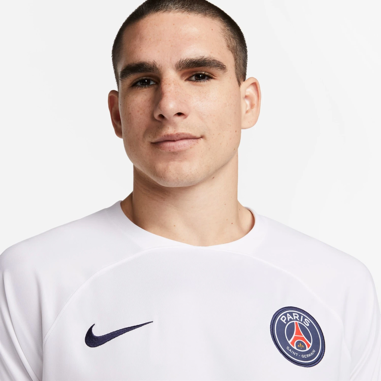 Nike PSG 23/24 Away Jersey (White) 7 Nike PSG 23/24 Away Jersey (White) - Image 5