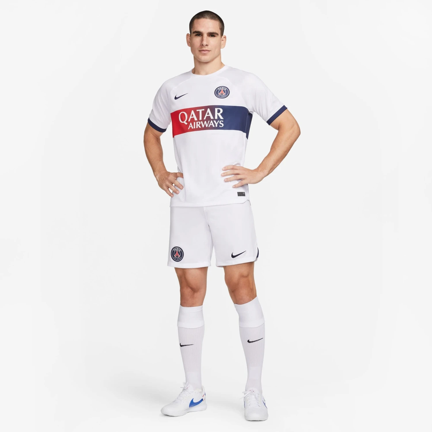 Nike PSG 23/24 Away Jersey (White) 9 Nike PSG 23/24 Away Jersey (White) - Image 7