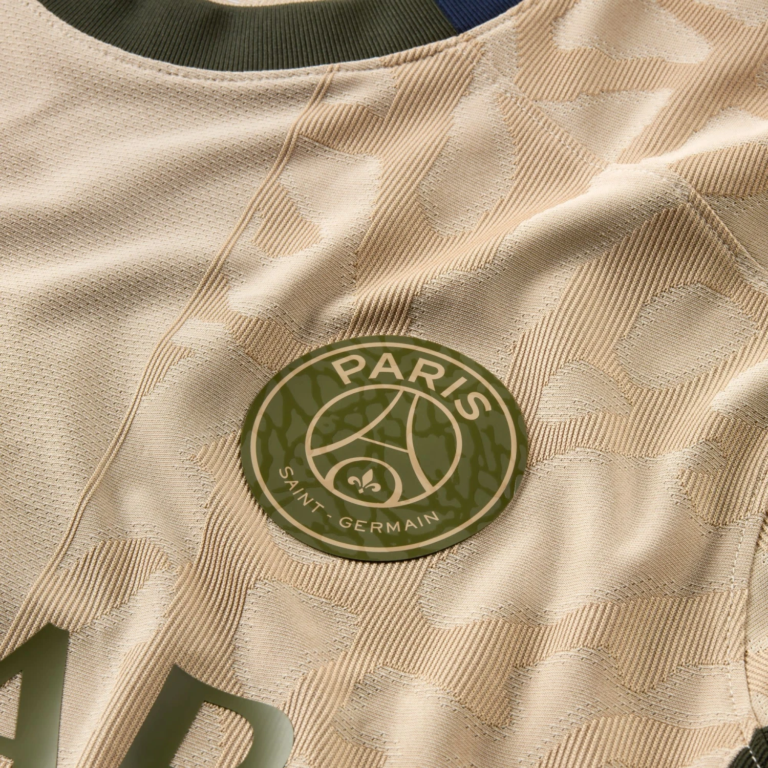 Nike PSG 23/24 Fourth Jersey (Tan/Green) 10 Nike PSG 23/24 Fourth Jersey (Tan/Green) - Image 8