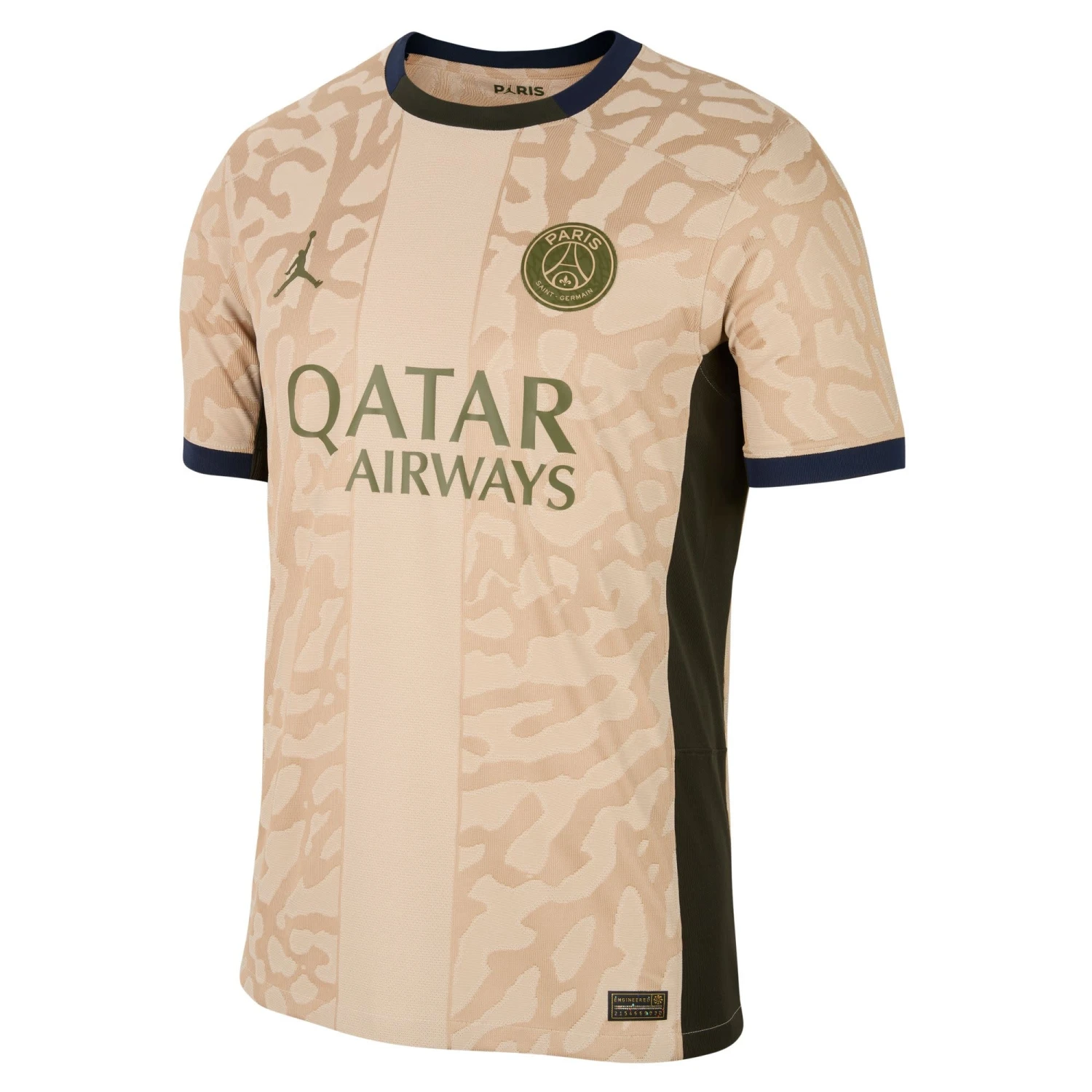 Nike PSG 23/24 Fourth Jersey (Tan/Green) 3 Nike PSG 23/24 Fourth Jersey (Tan/Green)