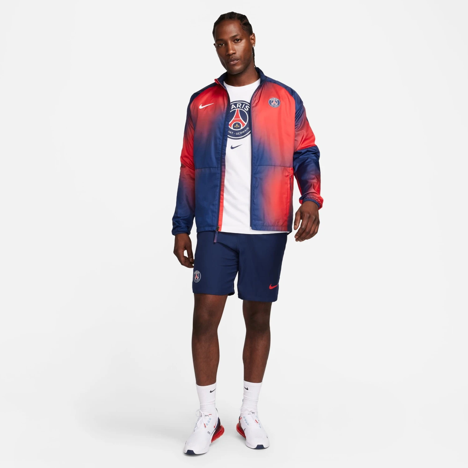 Nike PSG 23/24 Repel Academy Full Zip Jacket (Navy/Red) 5 Nike PSG 23/24 Repel Academy Full Zip Jacket (Navy/Red) - Image 3