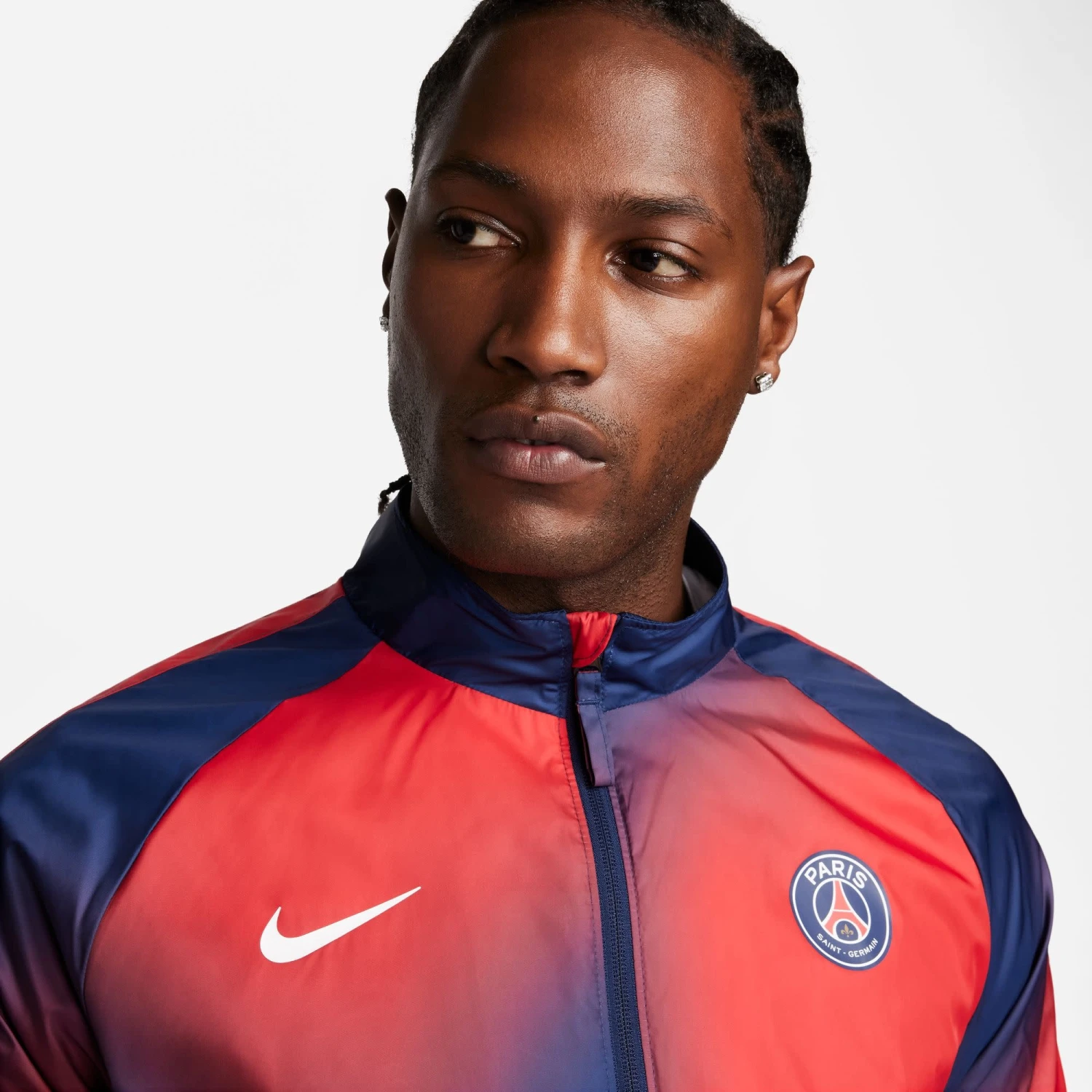 Nike PSG 23/24 Repel Academy Full Zip Jacket (Navy/Red) 6 Nike PSG 23/24 Repel Academy Full Zip Jacket (Navy/Red) - Image 4