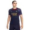 Nike PSG 23/24 Strike Training Jersey (Navy/Gold) -Sports-Football Apparel nike psg 23 24 strike training jersey navy gold