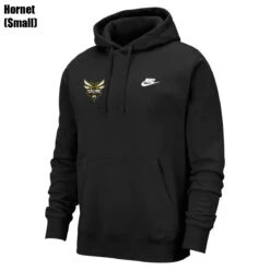 Nike Saline Sportswear Club Fleece Hoodie Youth (Black) -Sports-Football Apparel nike saline sportswear club fleece hoodie youth bl 6