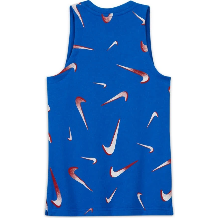 Nike Sportswear French Terry Printed Tank Girls (Blue) 4 Nike Sportswear French Terry Printed Tank Girls (Blue) - Image 2
