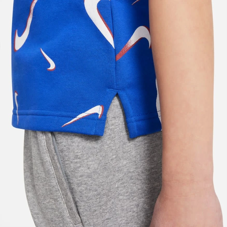 Nike Sportswear French Terry Printed Tank Girls (Blue) 7 Nike Sportswear French Terry Printed Tank Girls (Blue) - Image 5