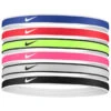 Nike Swoosh Sport Headbands 6Pk Tipped (Multi) -Sports-Football Apparel nike swoosh sport headbands 6pk tipped multi