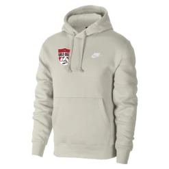 Nike Team Club Pullover Hoodie (Tan) -Sports-Football Apparel nike team club pullover hoodie tan 5
