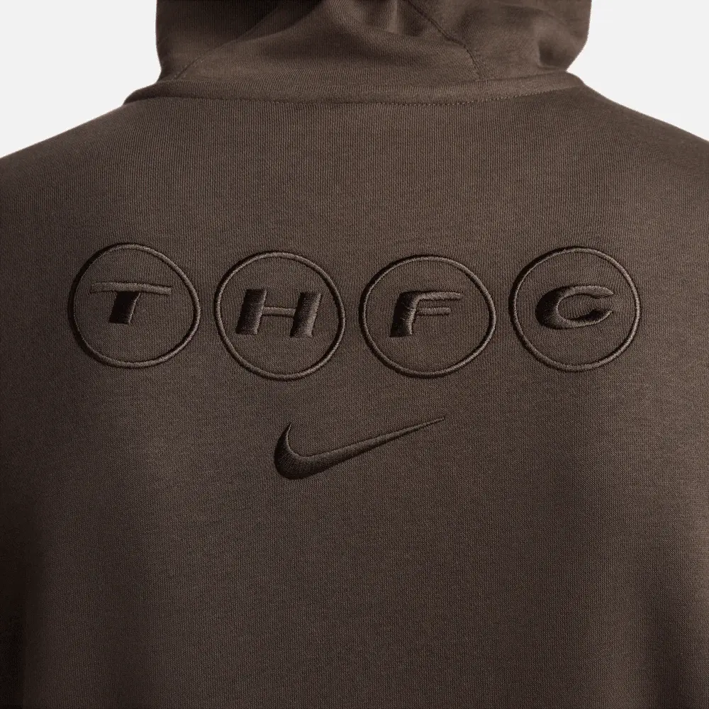 Nike Tottenham 23/24 Club Fleece Pullover Hoodie (Brown) 5 Nike Tottenham 23/24 Club Fleece Pullover Hoodie (Brown) - Image 3