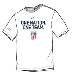 Nike USA 2023 USWNT Core SS Tee (White)