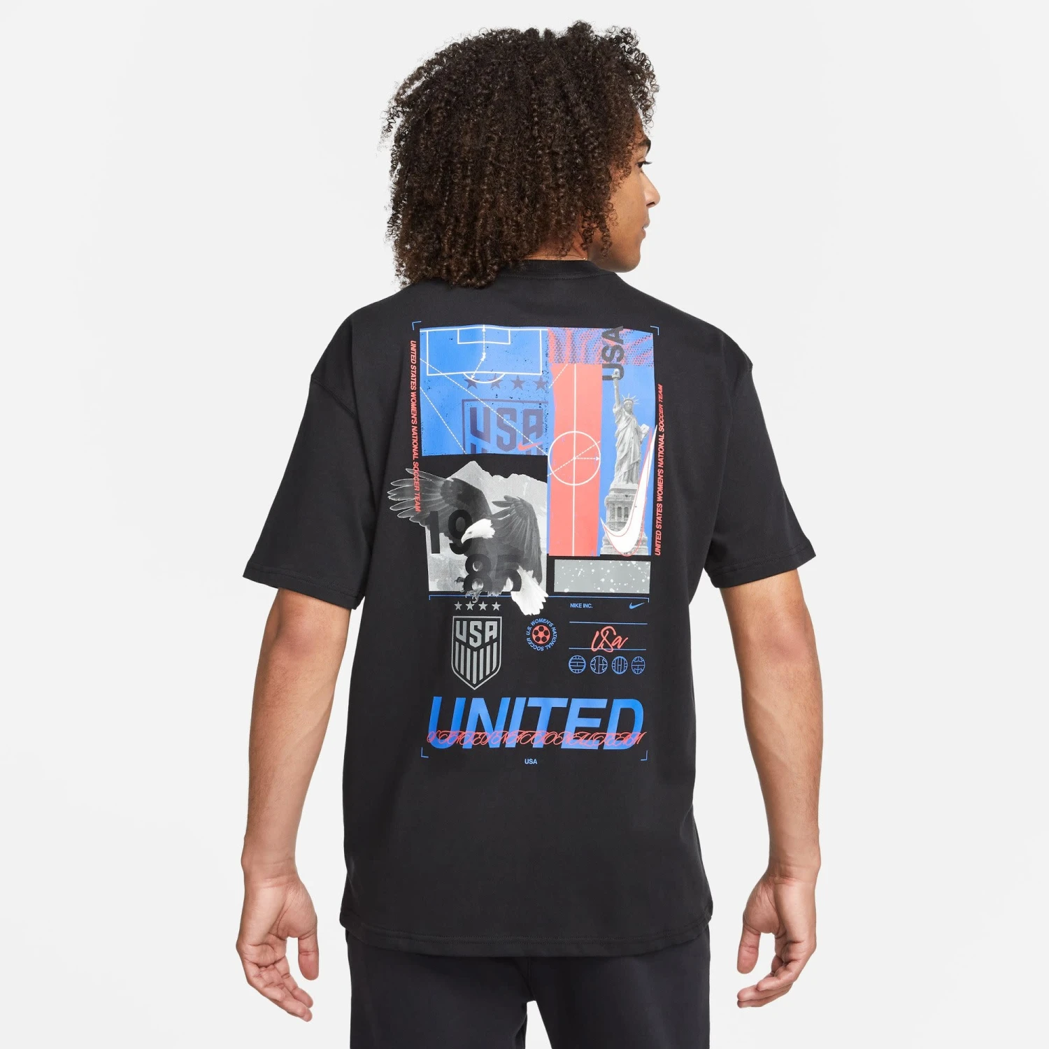 Nike USA 2023 USWNT Original Max90 Tee (Black) 4 Nike USA 2023 USWNT Original Max90 Tee (Black) - Image 2
