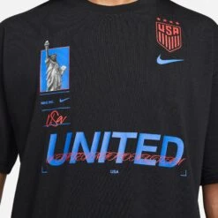 Nike USA 2023 USWNT Original Max90 Tee (Black) 10 Nike USA 2023 USWNT Original Max90 Tee (Black) -Sports-Football Apparel nike usa 2023 uswnt original max90 tee black 2