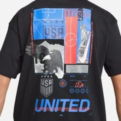 Nike USA 2023 USWNT Original Max90 Tee (Black) 11 Nike USA 2023 USWNT Original Max90 Tee (Black) -Sports-Football Apparel nike usa 2023 uswnt original max90 tee black 3