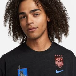 Nike USA 2023 USWNT Original Max90 Tee (Black) 12 Nike USA 2023 USWNT Original Max90 Tee (Black) -Sports-Football Apparel nike usa 2023 uswnt original max90 tee black 4