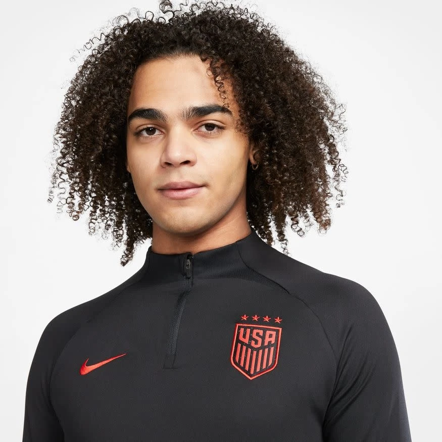 Nike USA 2023 USWNT Strike Drill Top (Black/Red) 5 Nike USA 2023 USWNT Strike Drill Top (Black/Red) - Image 3