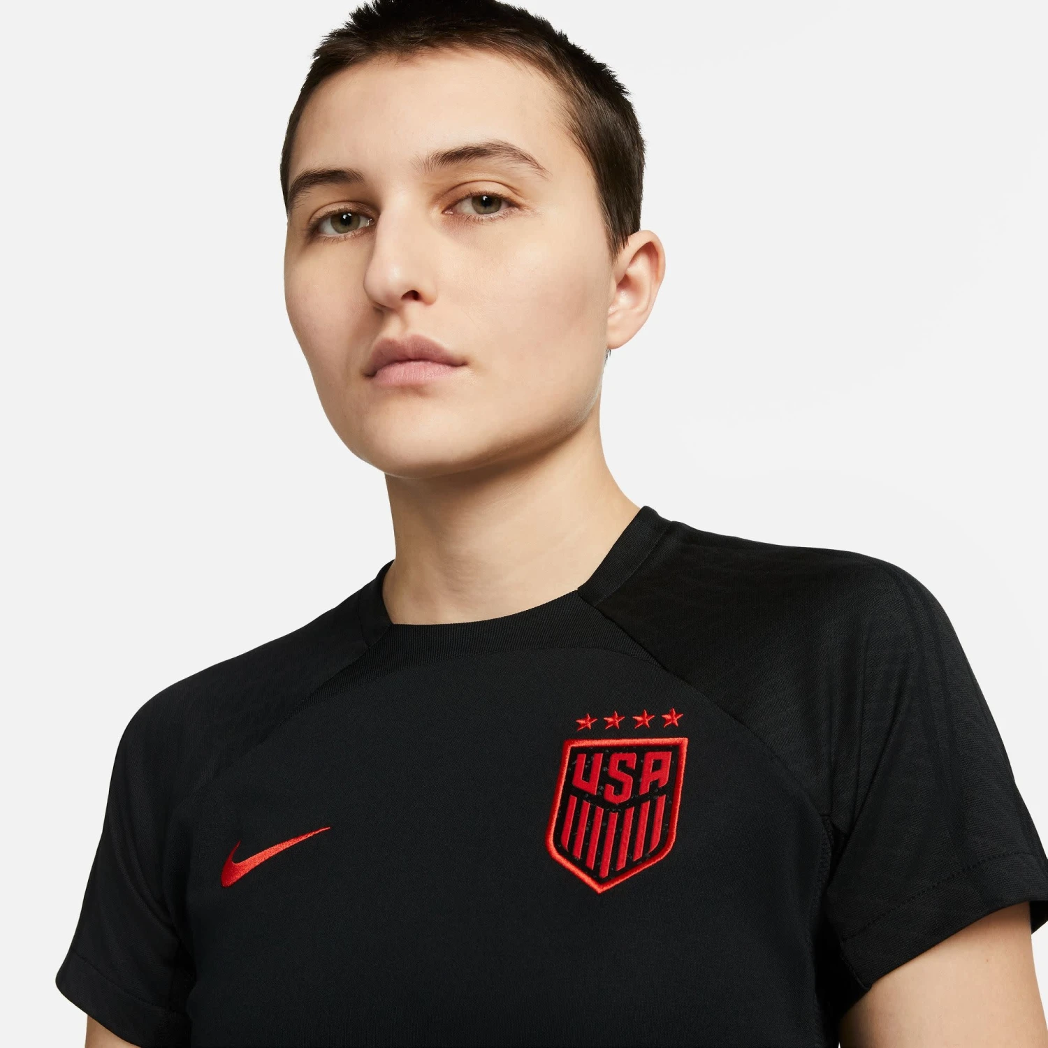 Nike USA 2023 USWNT Strike Training Top Women (Black) 5 Nike USA 2023 USWNT Strike Training Top Women (Black) - Image 3