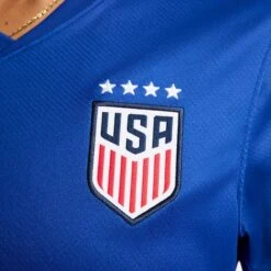 Nike USA 2024 USWNT Away Jersey Women (Blue/Red) -Sports-Football Apparel nike usa 2024 uswnt away jersey women blue red 3