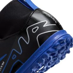 Nike Zoom Mercurial Superfly 9 Academy Turf Jr (Black/Blue) -Sports-Football Apparel nike zoom mercurial superfly 9 academy turf jr bla 7