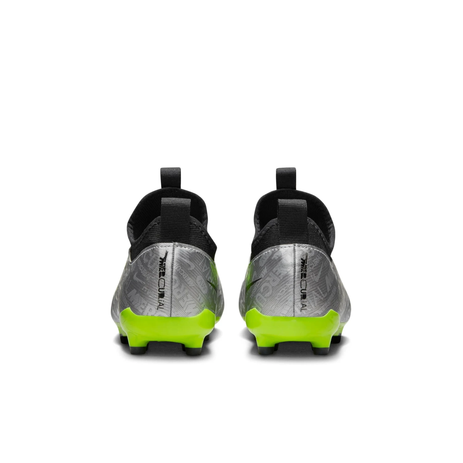 Nike Zoom Mercurial Vapor 15 Academy XXV FG/MG Jr (Silver/Volt) 4 Nike Zoom Mercurial Vapor 15 Academy XXV FG/MG Jr (Silver/Volt) - Image 2