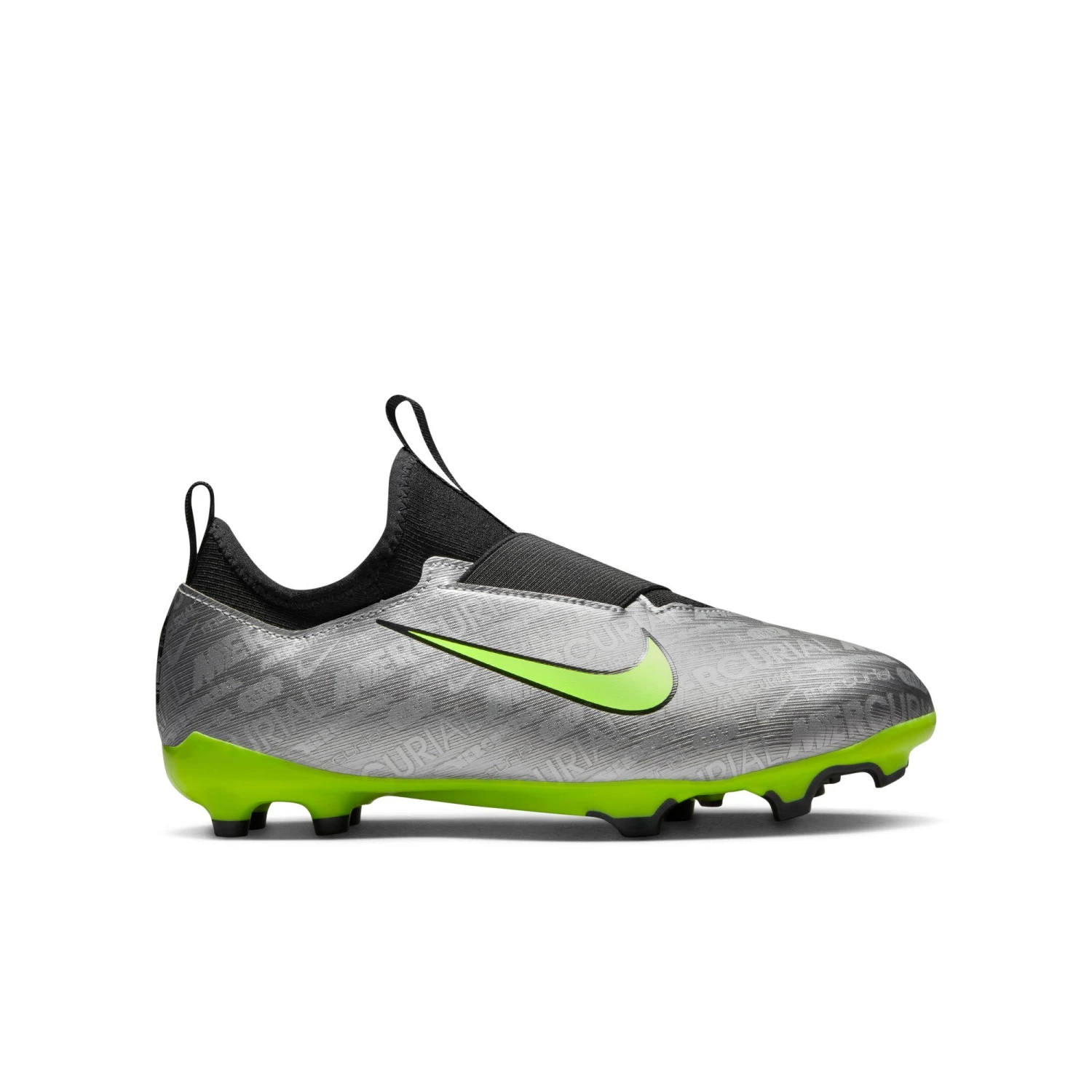Nike Zoom Mercurial Vapor 15 Academy XXV FG/MG Jr (Silver/Volt) 6 Nike Zoom Mercurial Vapor 15 Academy XXV FG/MG Jr (Silver/Volt) - Image 4