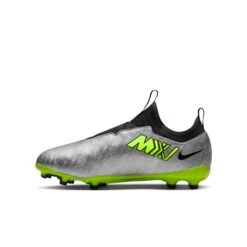 Nike Zoom Mercurial Vapor 15 Academy XXV FG/MG Jr (Silver/Volt) 14 Nike Zoom Mercurial Vapor 15 Academy XXV FG/MG Jr (Silver/Volt) -Sports-Football Apparel nike zoom mercurial vapor 15 academy xxv fg mg jr 4