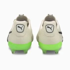 PUMA King Platinum 21 Vegan FG/AG (Ivory/Black/Lime) -Sports-Football Apparel puma king platinum 21 vegan fg ag ivory black lime 5